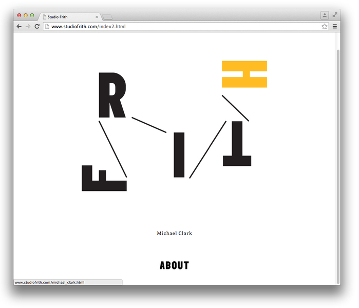 Studio Frith website 2