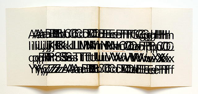 Folded cover of the first issue (Volume I, Number 1 from January 1967).