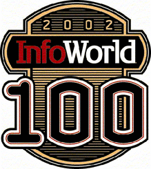 <cite>InfoWorld 100 </cite>logo