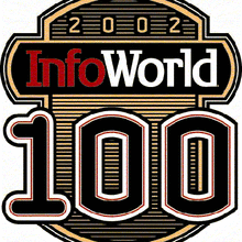 <cite>InfoWorld 100 </cite>logo