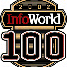 <cite>InfoWorld 100 </cite>logo