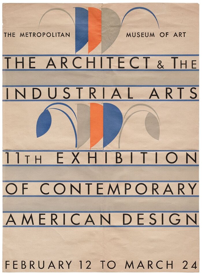 The Architect &amp; The Industrial Arts exhibition poster
