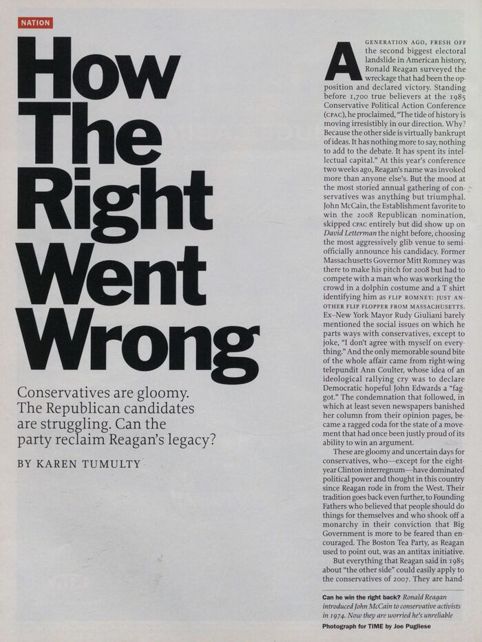 TIME magazine, Mar 26, 2007 8