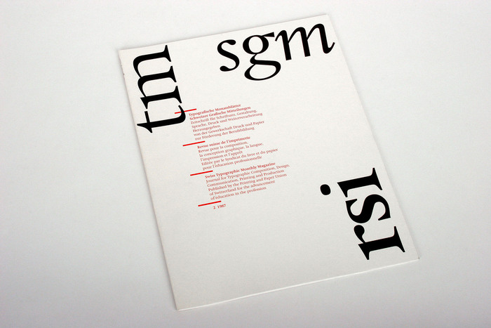 Typografische Monatsblätter, Nr. 2, 1987 1