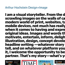 Arthur Hochstein portfolio site