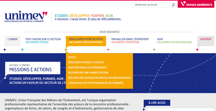 Unimev identity and website 1