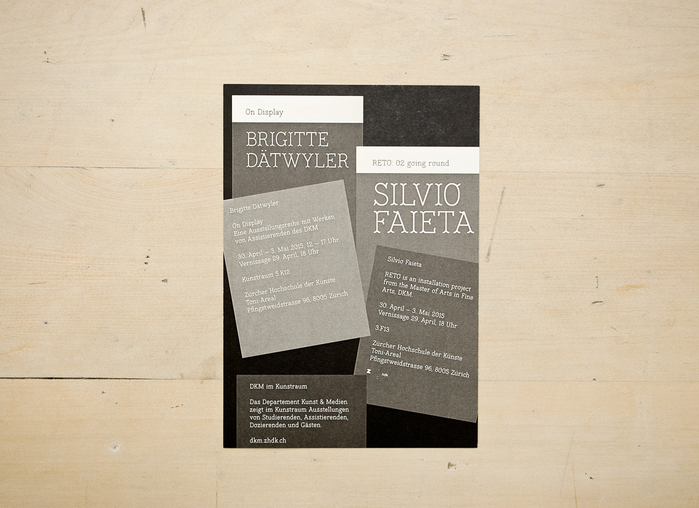 Flyers for BA Medien &amp; Kunst at ZHdK 1