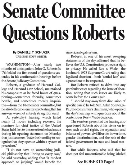 The Harvard Crimson (2005) 1