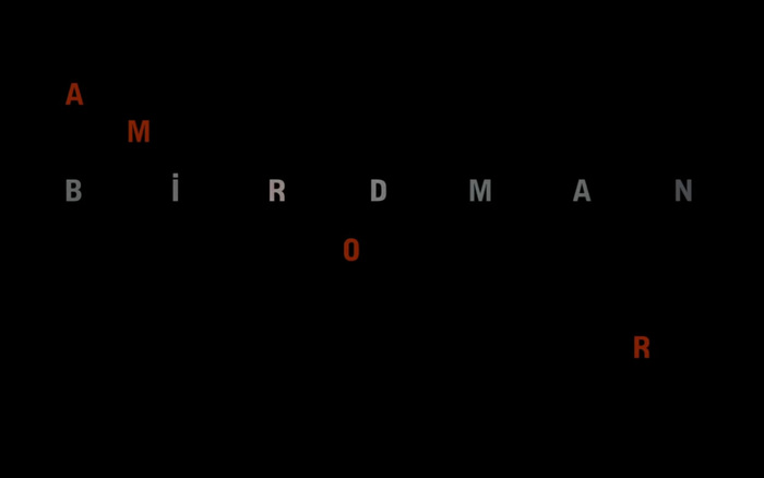 Birdman poster and opening credits 5