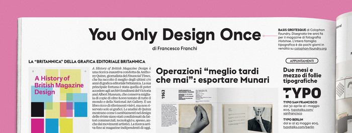 Basis Grotesque (Colophon)