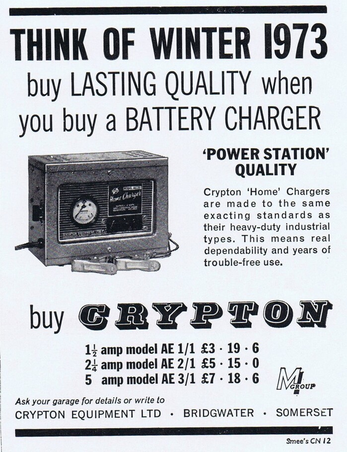 Newspaper ad from 1963