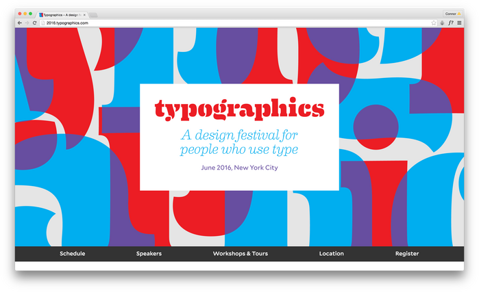 Typographics 2016 website 1