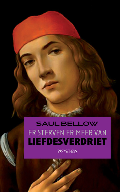 Er sterven er meer van liefdesverdriet (More Die of Heartbreak), 1987. The artwork is Sandro Botticelli’s Portrait of a Young Man, c.&nbsp;1482–1485, National Gallery of Art, Washington