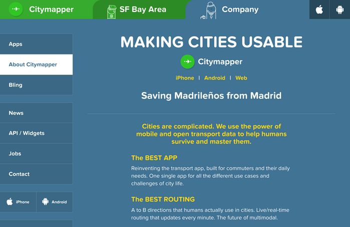 Citymapper identity (2013–) 8