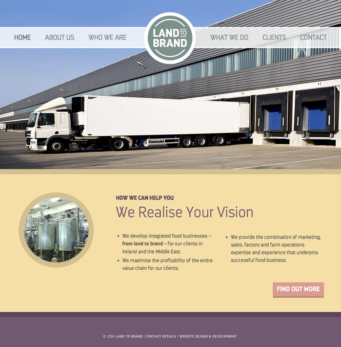 Land to Brand website 2