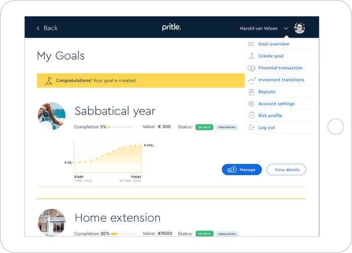 Pritle website 12