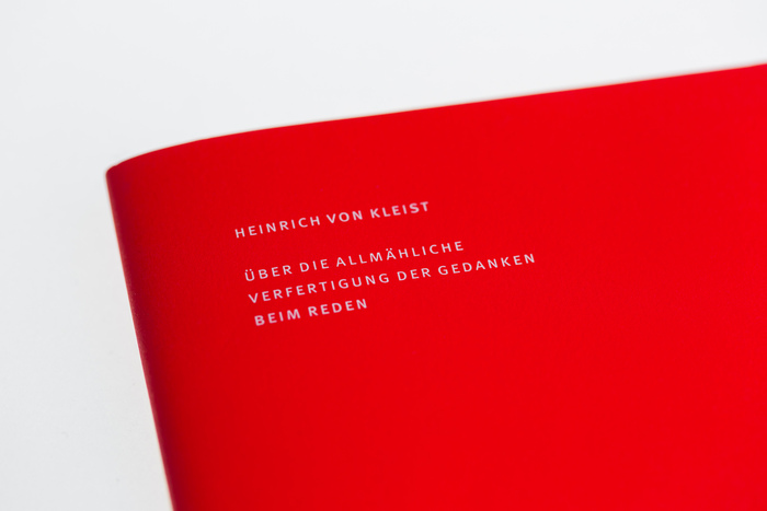 Über die allmähliche Verfertigung der Gedanken beim Reden by Heinrich von Kleist 2