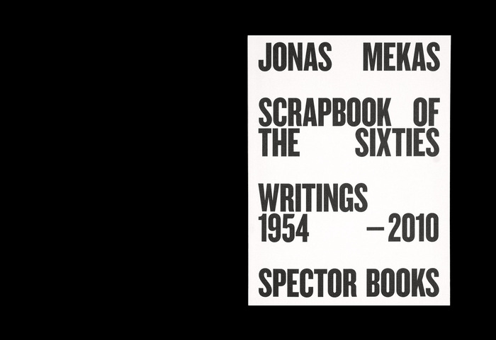 Jonas Mekas: Scrapbook of the Sixties 1
