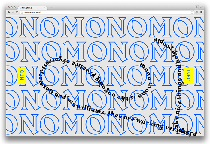 Mono Mono website 1