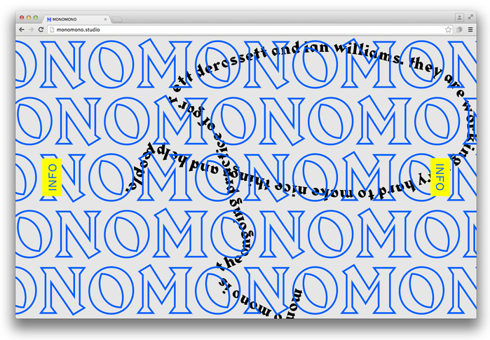 Mono Mono website 3