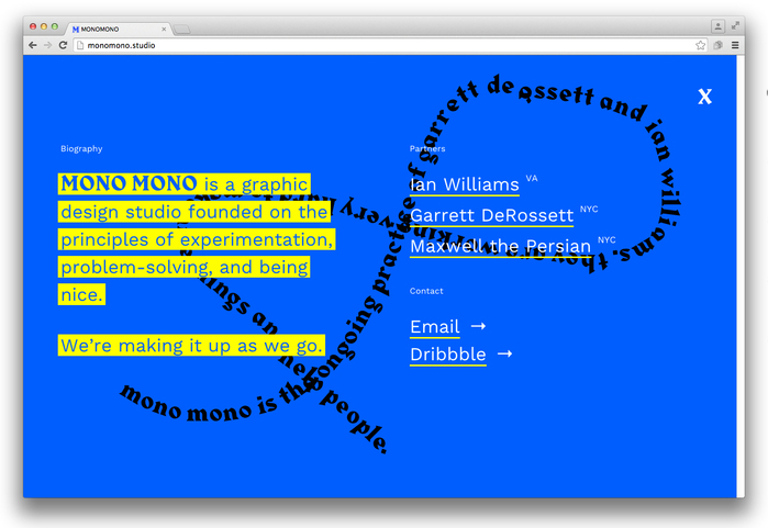 Mono Mono website 5