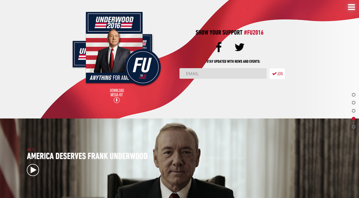 House of Cards: Frank Underwood presidential campaign, 2016 4