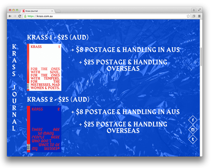 Krass Journal website (2014) 2
