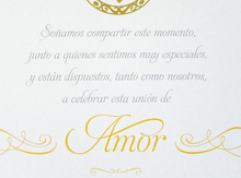 Mariel & Pablo wedding invitations
