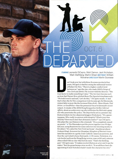 Entertainment Weekly, Oct. 2006 3