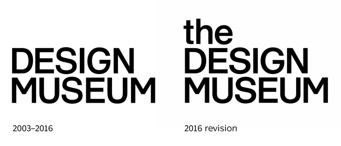 Design Museum identity (2003, 2016) 4