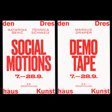 Kunsthaus Dresden: <cite>Social Motions / Demotape / German Angst</cite>