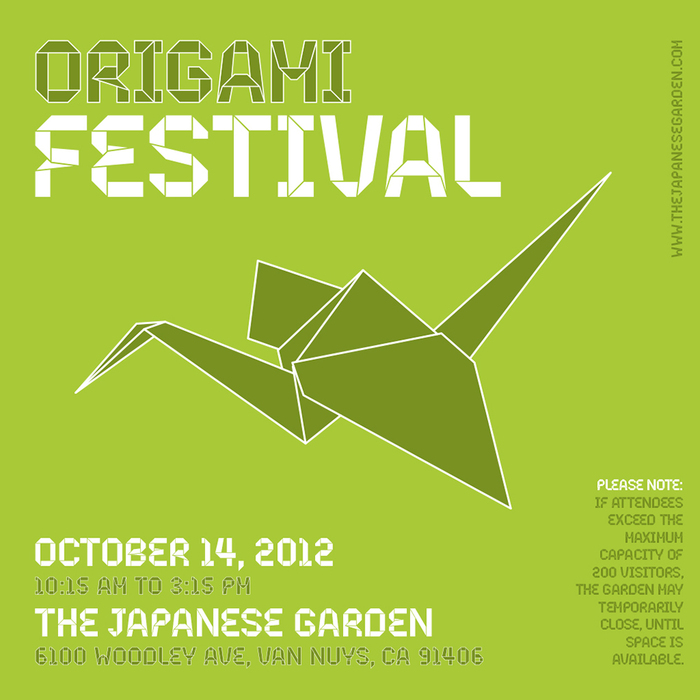 Origami festival poster 1