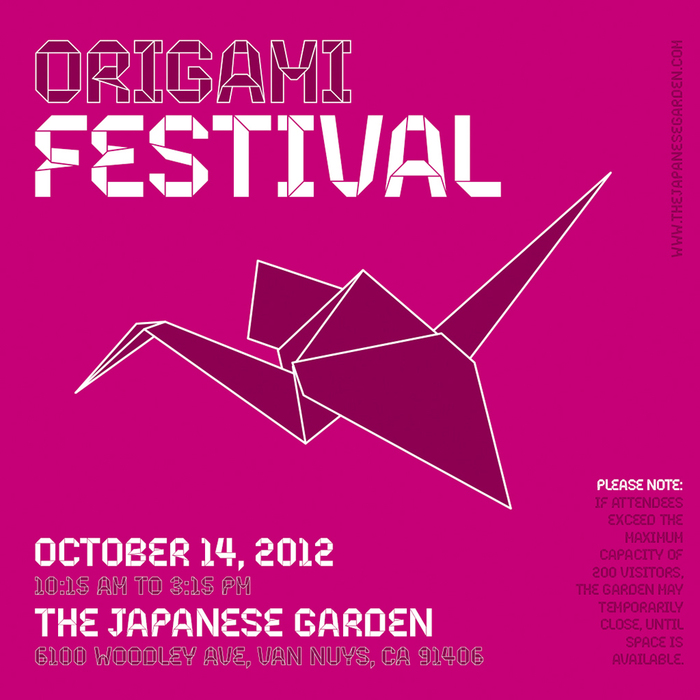 Origami festival poster 2