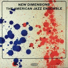 The American Jazz Ensemble – <cite>New Dimensions</cite> album art