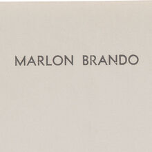 Marlon Brando letterhead