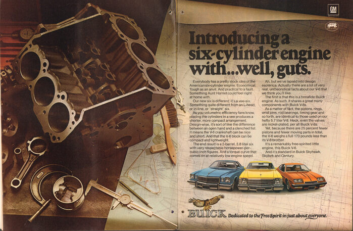 1975 Buick Skyhawk, Skylark, Century ad