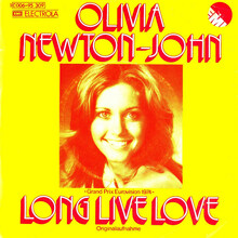 Olivia Newton-John – “Long Live Love” German single cover
