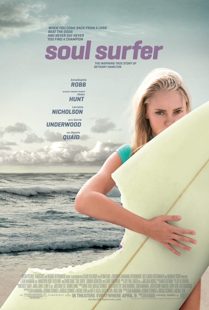 Soul surfer movie poster 1