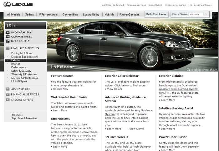 Lexus.com 3