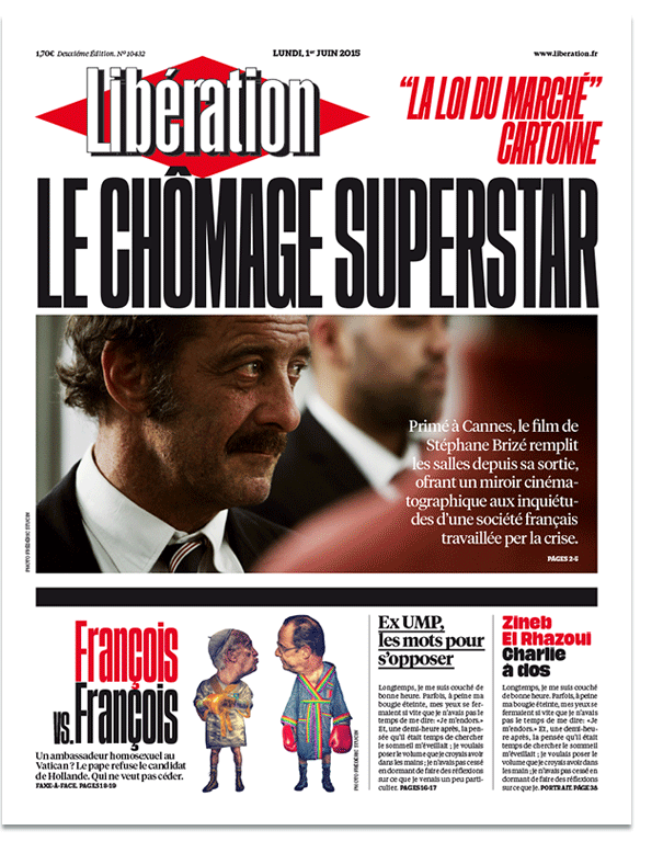 Libération 2015 redesign – a bolder Libé 1