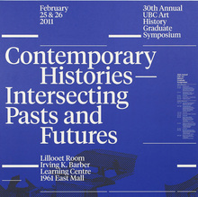 UBC Art History Graduate Symposium