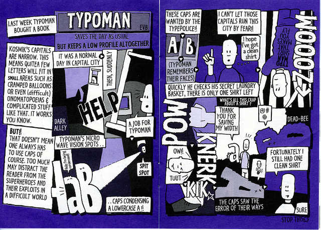 Typoman comic