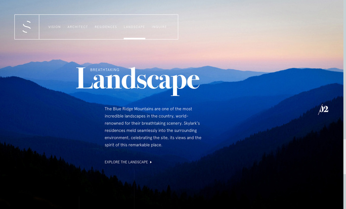 Skylark residential development website 6