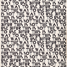 Bifur typeface specimen