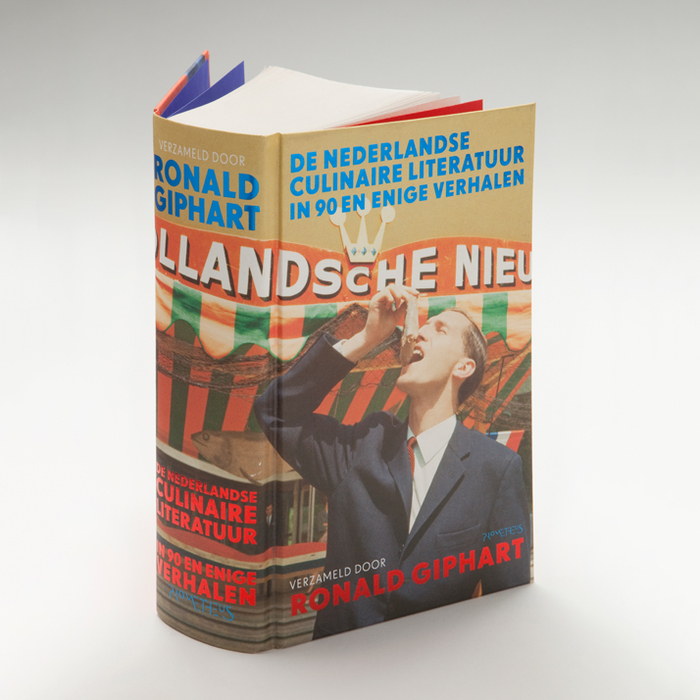 De Nederlandse Culinaire literatuur in 90 en enige verhalen; Ronald Giphart; photo by Bob van Dam, Nederlands Fotomuseum.