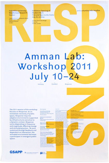 Studio X Amman Workshop Poster 1