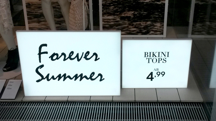 “Forever Summer” campaign, H&amp;M 4