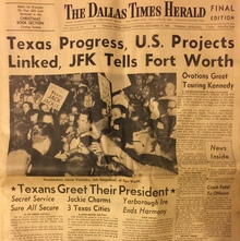 <cite>The Dallas Times Herald</cite>, Nov 22, 1963 <cite>The Dallas Times Herald</cite>, Nov 22, 1963