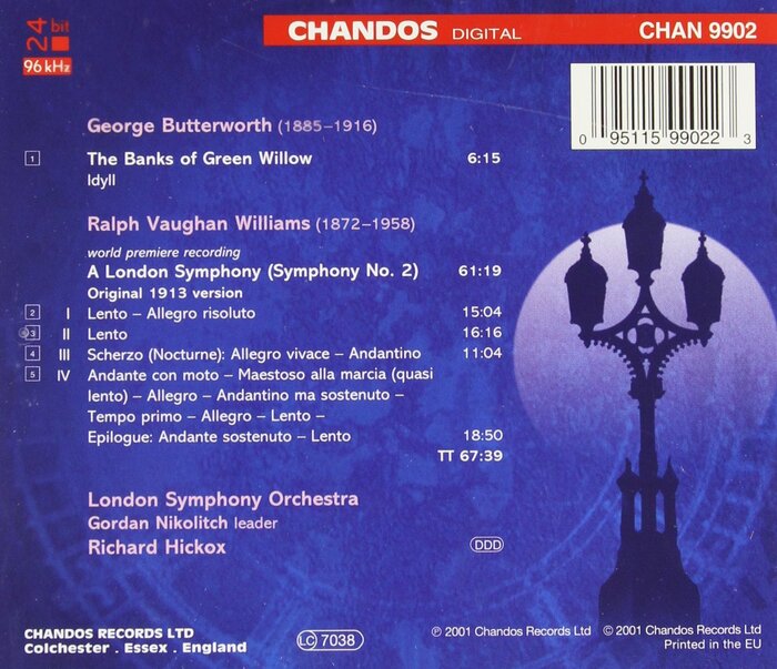 A London Symphony by Vaughan Williams, Chandos 2