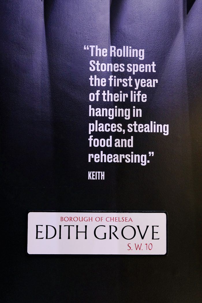 Detail from the exhibition graphics.
